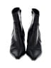 Express 100% Leather Black Ankle Boots Size 7 - photo 2