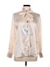 Paul Smith 100% Polyester Solid Ivory Long Sleeve Blouse Size EU 40 / US 10 - photo 1