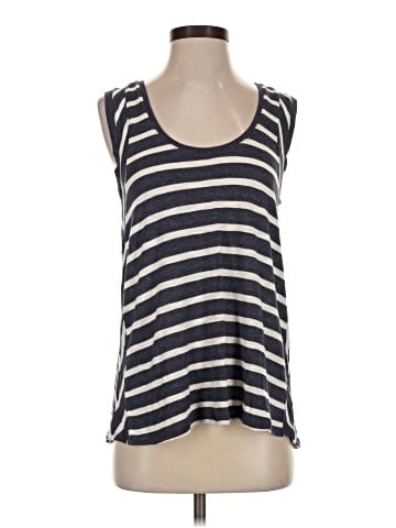 Madewell Anthem Inset Tank Top in Stripe (view 1)