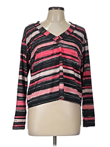 Nic + Zoe Long Sleeve Henley (view 1)