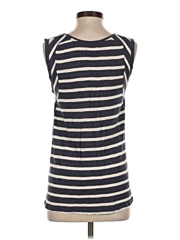 Madewell Anthem Inset Tank Top in Stripe (view 2)