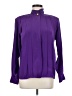 Pierre Cardin 100% Polyester Purple Long Sleeve Blouse Size 6 - photo 1