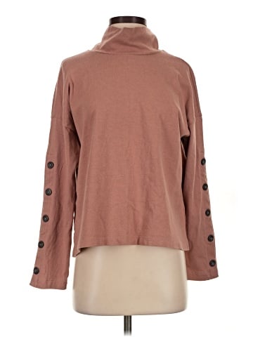Madewell Button-Sleeve Turtleneck Top (view 1)