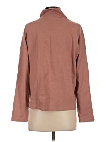 Madewell Button-Sleeve Turtleneck Top (view 2)