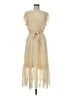 BTFBM 100% Polyester Tan Cocktail Dress Size M - photo 1