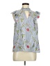 BCBGeneration 100% Polyester Blue Sleeveless Blouse Size M - photo 1
