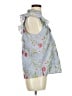 BCBGeneration 100% Polyester Blue Sleeveless Blouse Size M - photo 4
