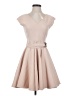 Maje Solid Tan Cocktail Dress Size Sm (1) - photo 1