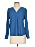 Ann Taylor Blue Long Sleeve Blouse Size XS - photo 1