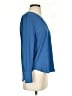 Ann Taylor Blue Long Sleeve Blouse Size XS - photo 4