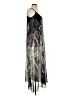 Express Paisley Black Casual Dress Size S - photo 4