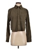 Active USA 100% Polyester Brown Long Sleeve Blouse Size S - photo 1