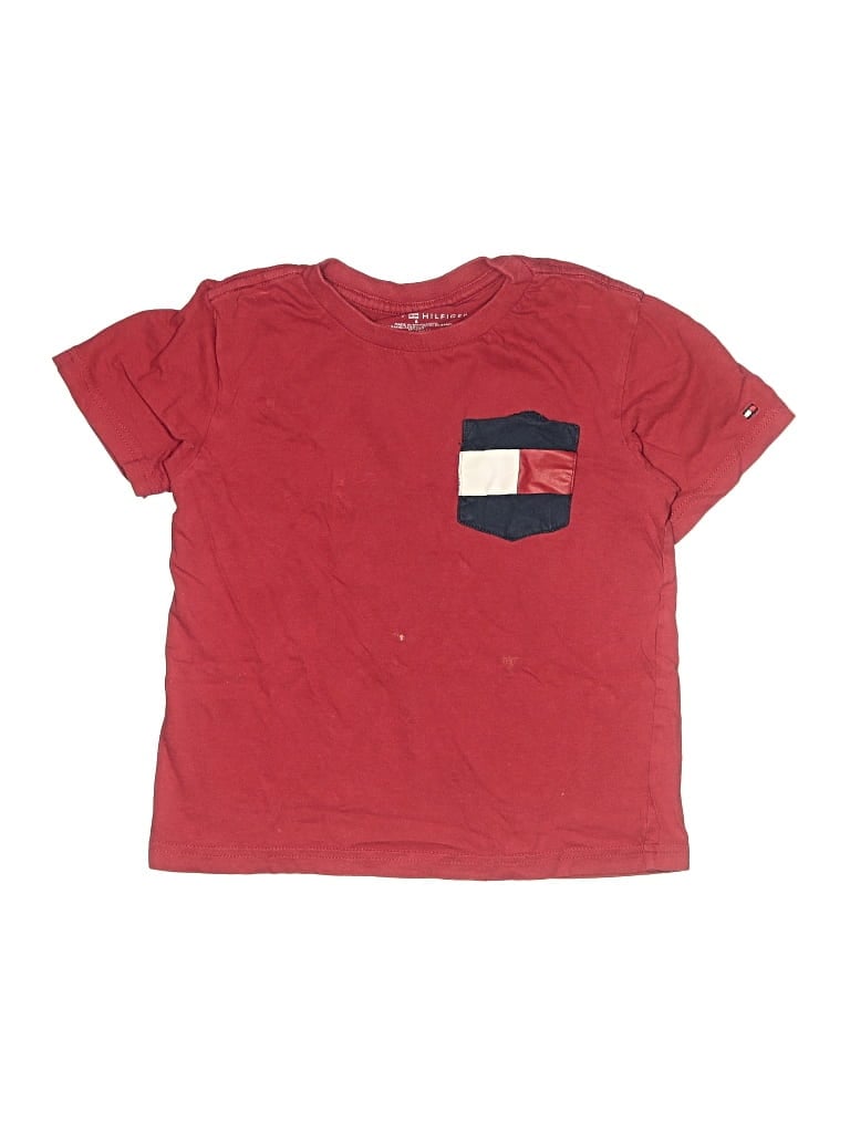 Pre-owned Tommy Hilfiger Kids' Short Sleeve T-shirt In Red