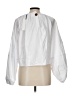 Zara 100% Elastane White 3/4 Sleeve Blouse Size L - photo 2