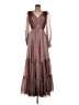 Mac Duggal 100% Polyester Brown Cocktail Dress Size 6 - photo 1