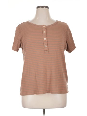 Kate Quinn Organics Short Sleeve Henley (view 1)