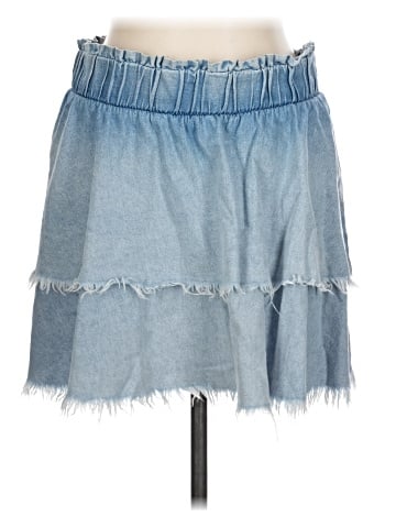 Show Me Your Mumu Denim Skirt (view 1)
