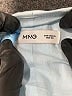 MNG 100% Linen Blue Vest Size XL - photo 6