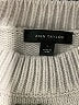 Ann Taylor Print Silver Gray Pullover Sweater Size S - photo 7
