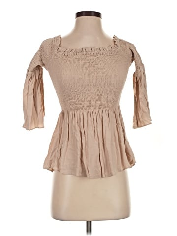 Olivaceous 3/4 Sleeve Blouse (view 1)