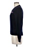 Play Comme Des Garçons 100% Wool Hearts Blue Wool Pullover Sweater Size M - photo 5