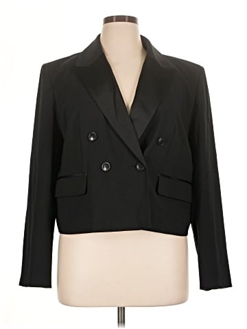 Madewell Cropped Tuxedo Blazer (view 1)