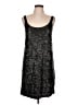 Theory 100% Silk Stars Black Cocktail Dress Size 10 - photo 1