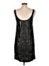 Theory 100% Silk Stars Black Cocktail Dress Size 10 - photo 2