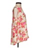 Paper Crane 100% Polyester Floral Pink Sleeveless Blouse Size S - photo 4