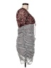 Free People 100% Polyester Silver Cocktail Dress Size M - photo 4