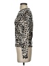 Gaze Animal Print Ivory Long Sleeve Turtleneck Size S - photo 5