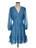 Max Studio 100% Polyester Paisley Blue Cocktail Dress Size S - photo 1