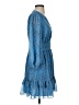 Max Studio 100% Polyester Paisley Blue Cocktail Dress Size S - photo 4