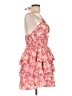 Shein 100% Polyester Floral Pink Cocktail Dress Size L - photo 4