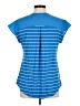 Adrienne Vittadini Blue Short Sleeve Top Size M - photo 2