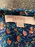 Ann Taylor LOFT 100% Polyester Multi Color Blue Sleeveless Blouse Size M - photo 7