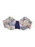 Profile Blush Paisley Blue Swimsuit Top Size L - photo 1