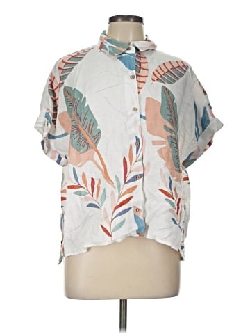 Cynthia Rowley TJX Short Sleeve Blouse (view 1)