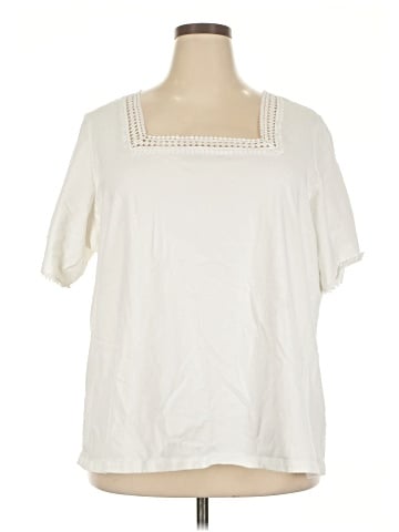 Jessica London Short Sleeve Blouse (view 1)