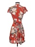 Rolla's Floral Orange Cocktail Dress Size S - photo 2