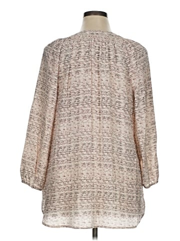 Cynthia Rowley TJX 3/4 Sleeve Silk Top (view 2)