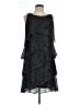 SLNY Gray Cocktail Dress Size 10 - photo 1