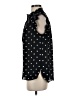 Ann Taylor LOFT 100% Polyester Polka Dots Black Sleeveless Blouse Size S - photo 5