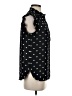 Ann Taylor LOFT 100% Polyester Polka Dots Black Sleeveless Blouse Size S - photo 4