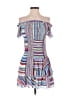 Parker 100% Polyester Stripes Blue Cocktail Dress Size XS - photo 1