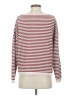 Dokotoo 100% Cotton Stripes Burgundy Pullover Sweater Size S - photo 2
