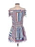 Parker 100% Polyester Stripes Blue Cocktail Dress Size XS - photo 2