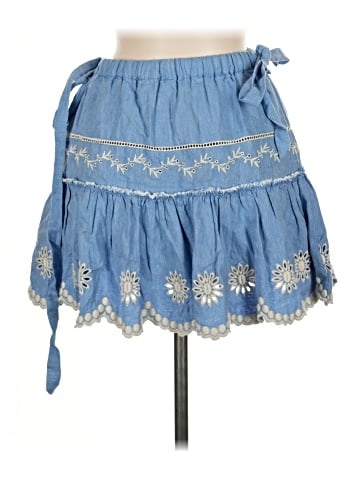 LoveShackFancy Denim Skirt (view 2)