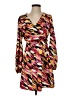 Vero Moda 100% Polyester Print Orange Cocktail Dress Size S - photo 1