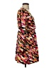 Vero Moda 100% Polyester Print Orange Cocktail Dress Size S - photo 4